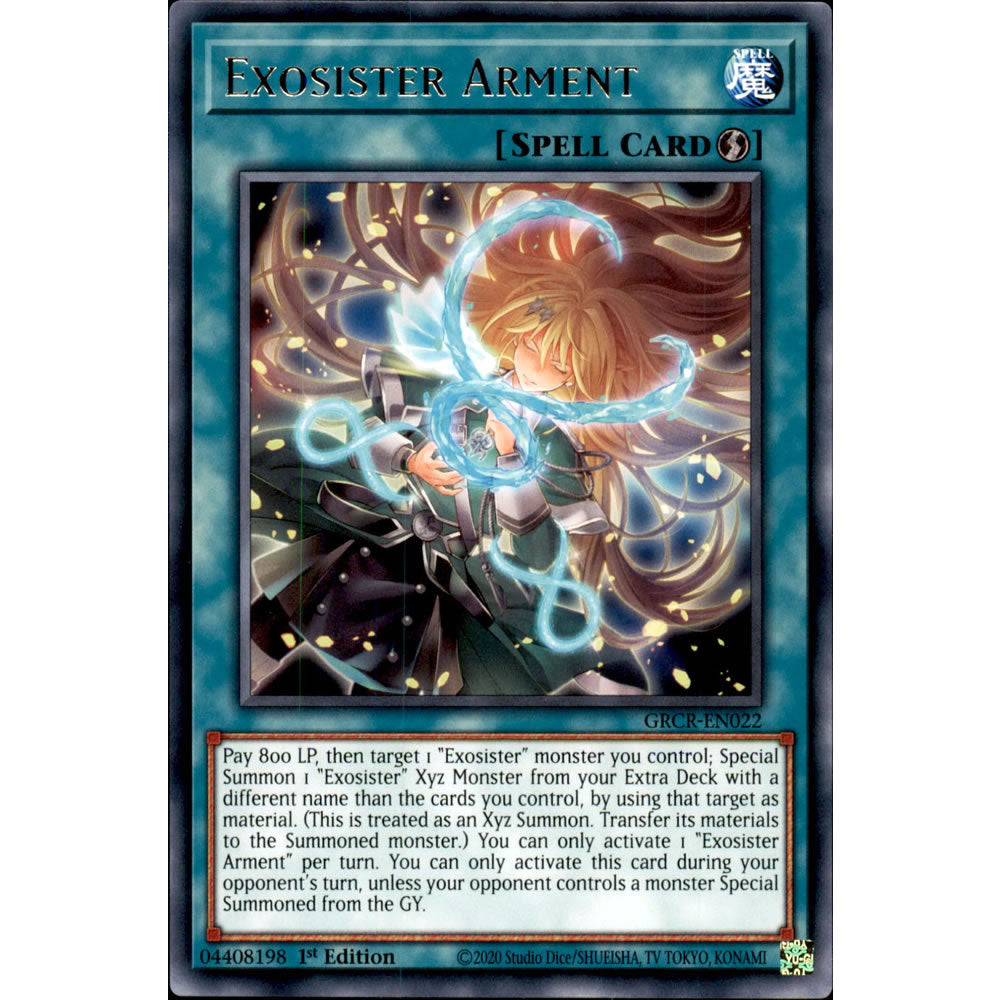 Exosister Arment GRCR-EN022 Yu-Gi-Oh! Card from the The Grand Creators Set