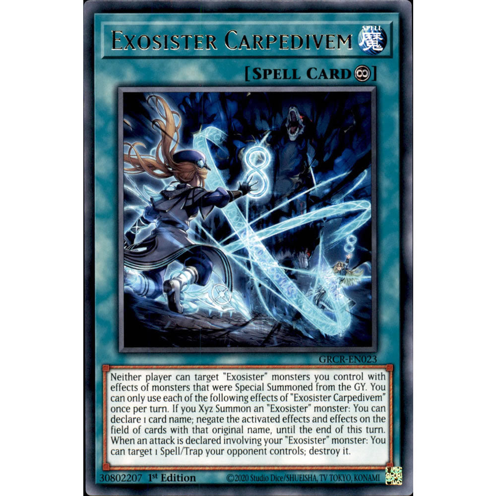 Exosister Carpedivem GRCR-EN023 Yu-Gi-Oh! Card from the The Grand Creators Set