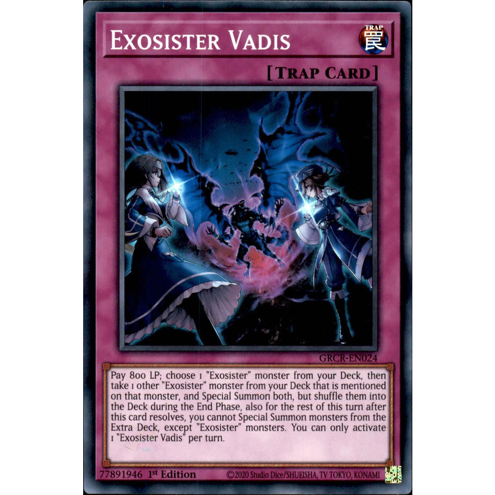 Exosister Vadis GRCR-EN024 Yu-Gi-Oh! Card from the The Grand Creators Set