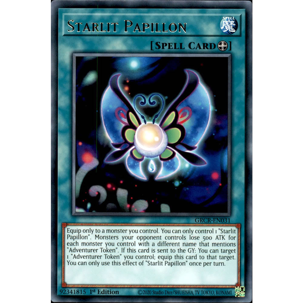 Starlit Papillon GRCR-EN031 Yu-Gi-Oh! Card from the The Grand Creators Set