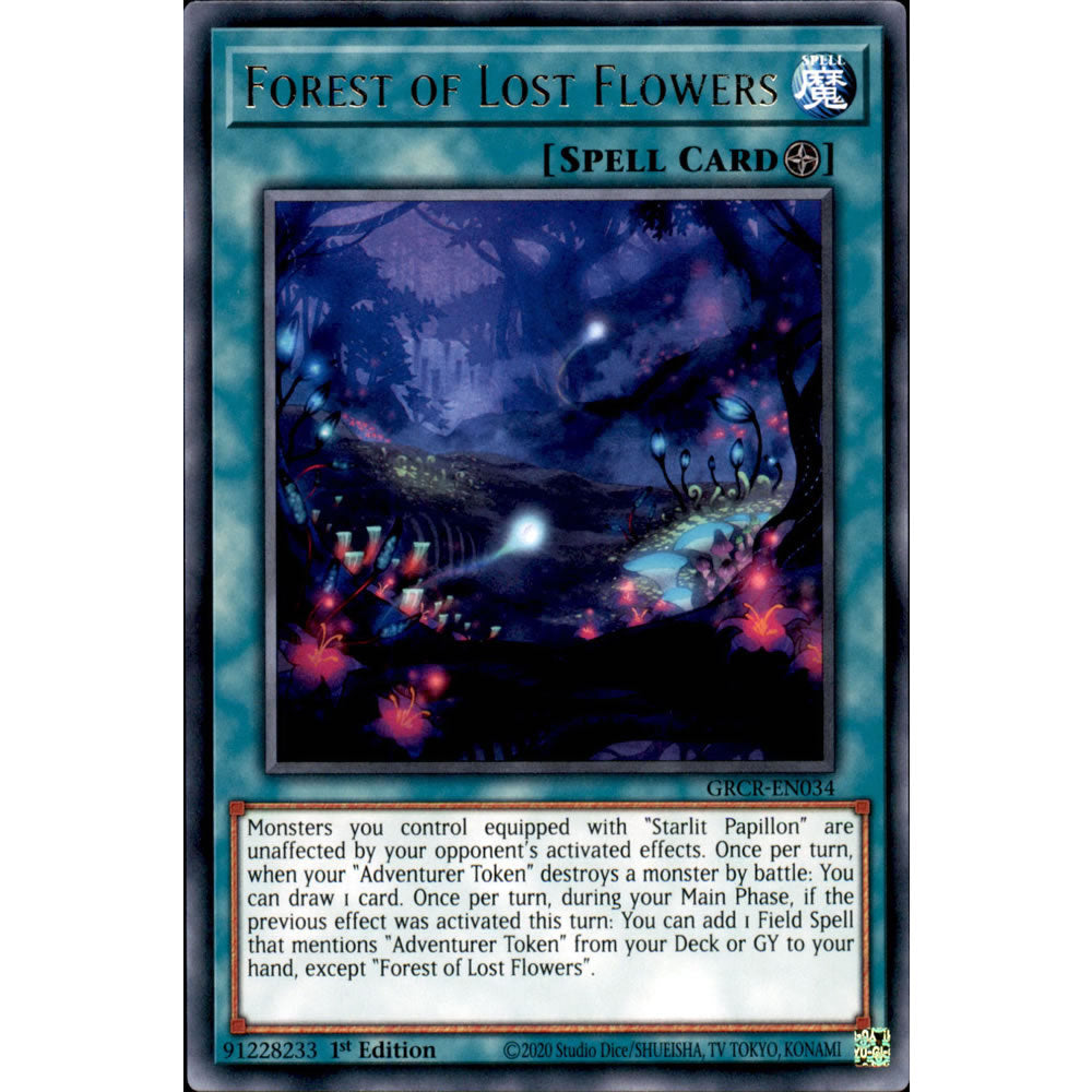 Forest of Lost Flowers GRCR-EN034 Yu-Gi-Oh! Card from the The Grand Creators Set
