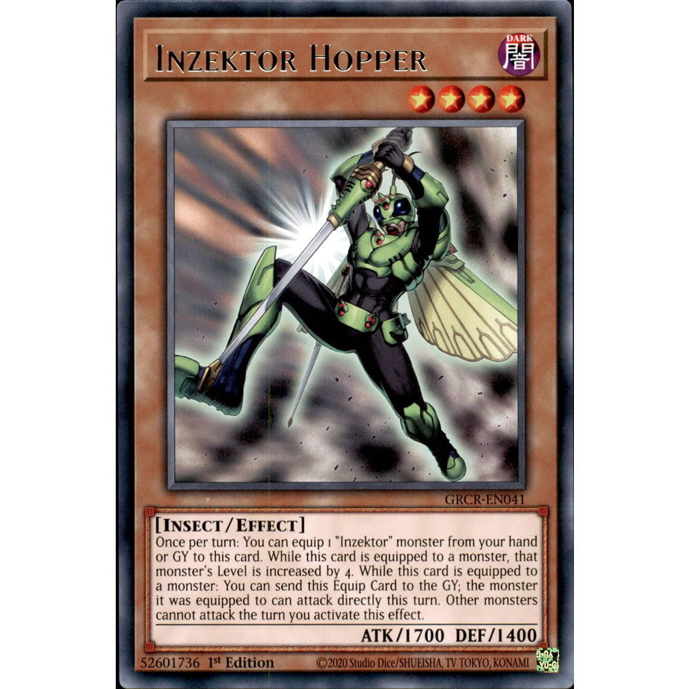 Inzektor Hopper GRCR-EN041 Yu-Gi-Oh! Card from the The Grand Creators Set