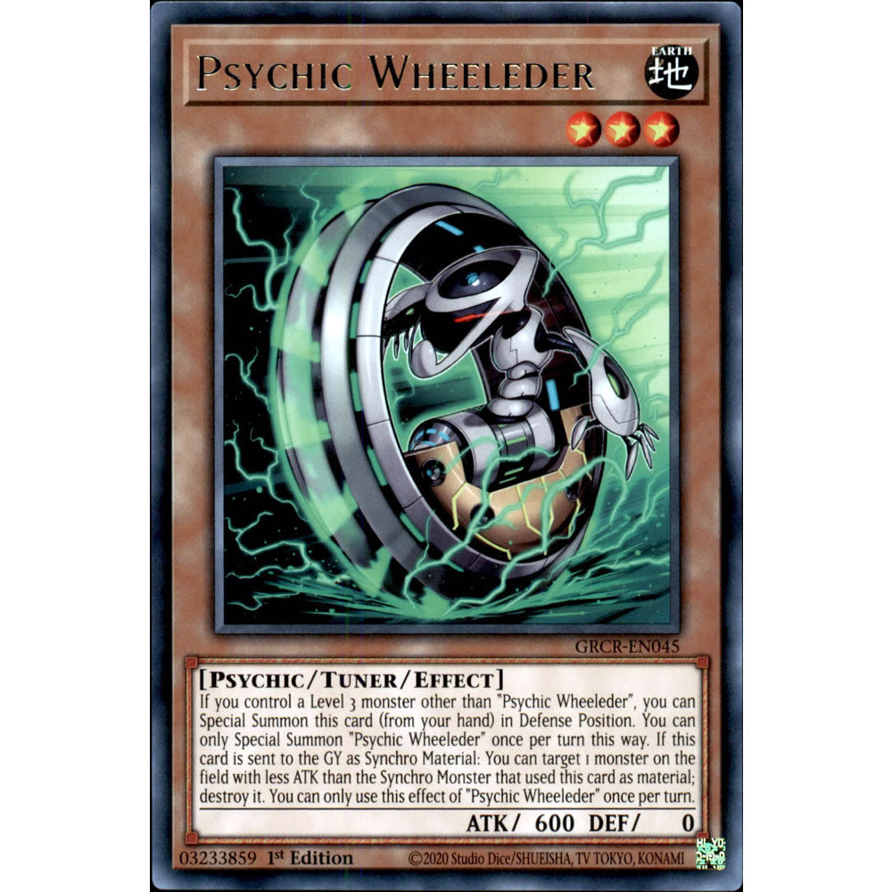 Psychic Wheeleder GRCR-EN045 Yu-Gi-Oh! Card from the The Grand Creators Set