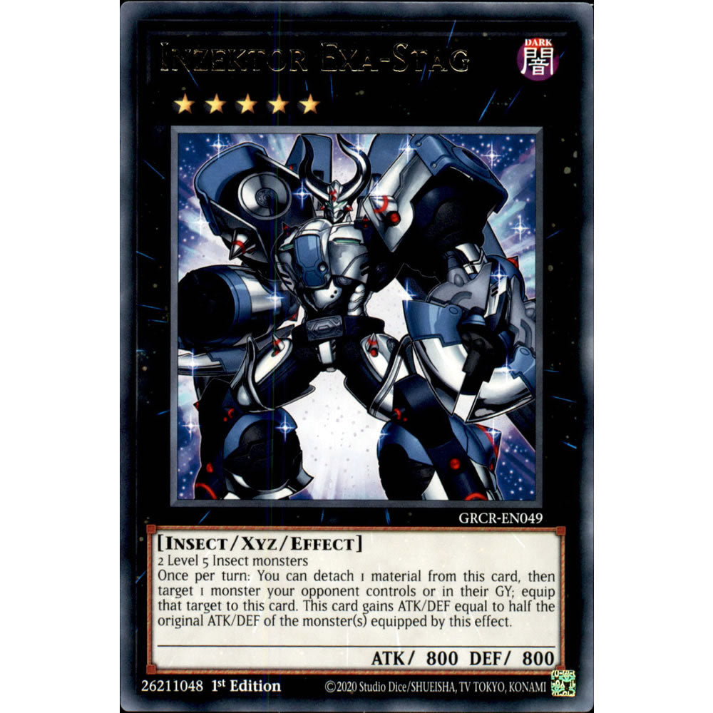 Inzektor Exa-Stag GRCR-EN049 Yu-Gi-Oh! Card from the The Grand Creators Set