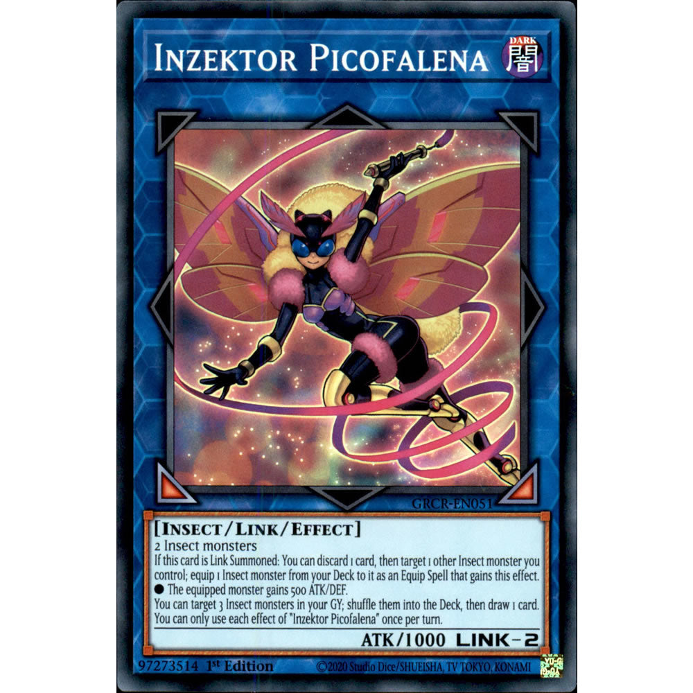 Inzektor Picofalena GRCR-EN051 Yu-Gi-Oh! Card from the The Grand Creators Set