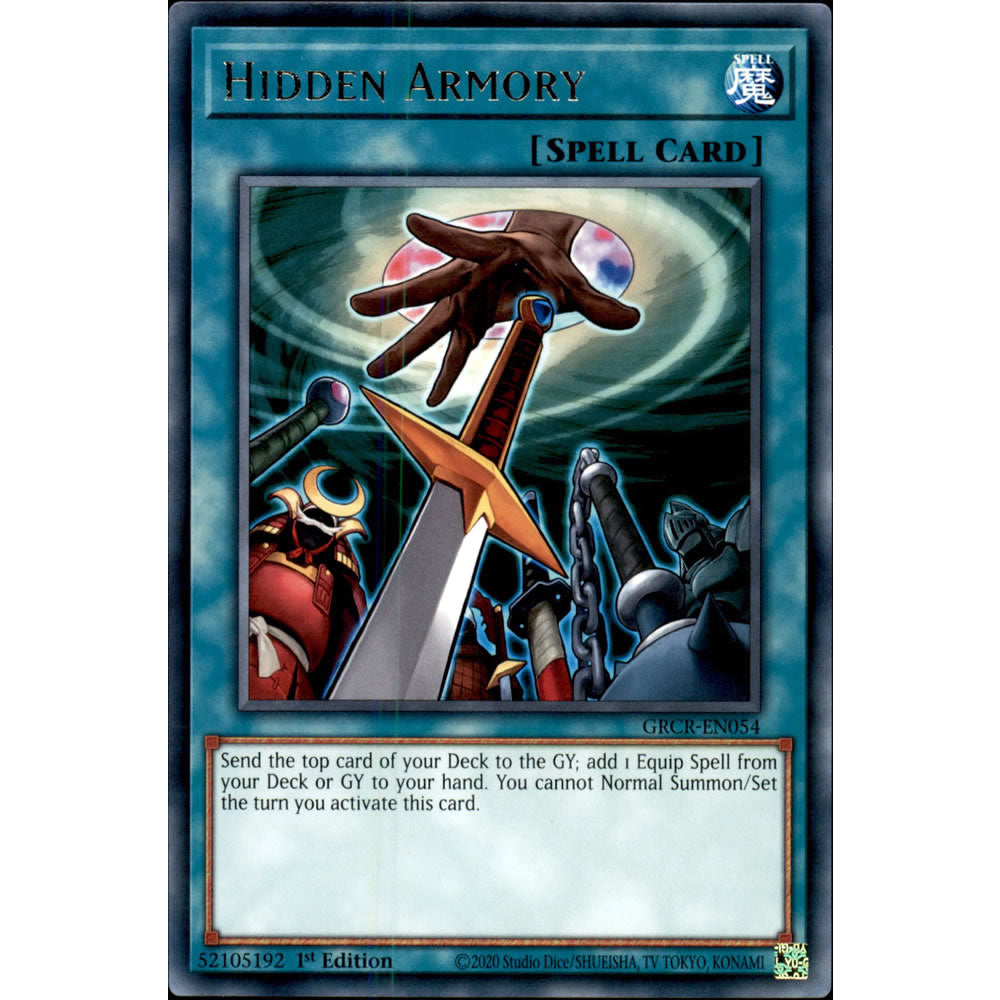 Hidden Armory GRCR-EN054 Yu-Gi-Oh! Card from the The Grand Creators Set