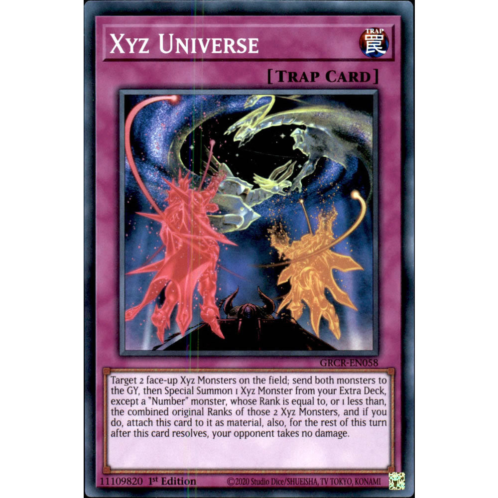 Xyz Universe GRCR-EN058 Yu-Gi-Oh! Card from the The Grand Creators Set