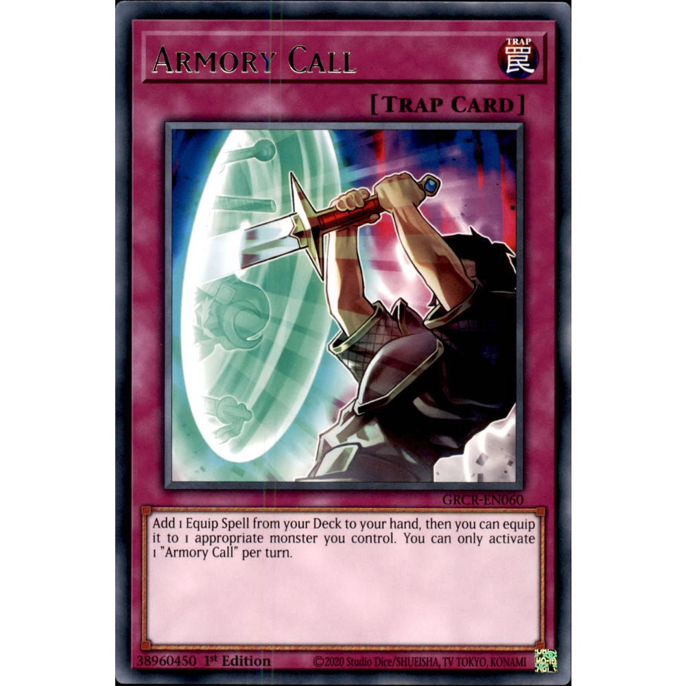 Armory Call GRCR-EN060 Yu-Gi-Oh! Card from the The Grand Creators Set