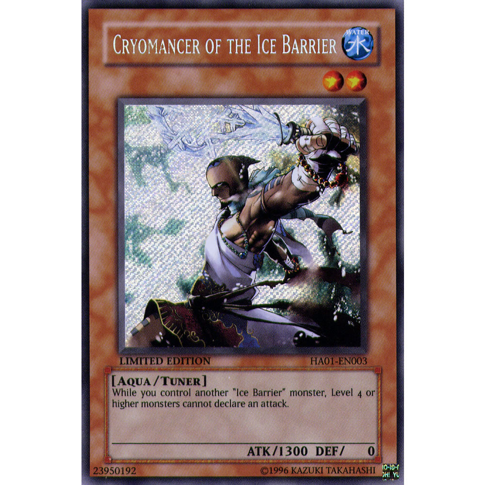 Cryomancer of the Ice Barrier HA01-EN003 Yu-Gi-Oh! Card from the Hidden Arsenal 1 Set