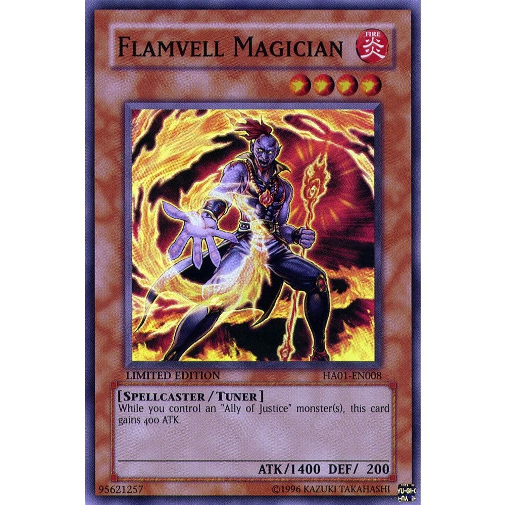 Flamvell Magician HA01-EN008 Yu-Gi-Oh! Card from the Hidden Arsenal 1 Set