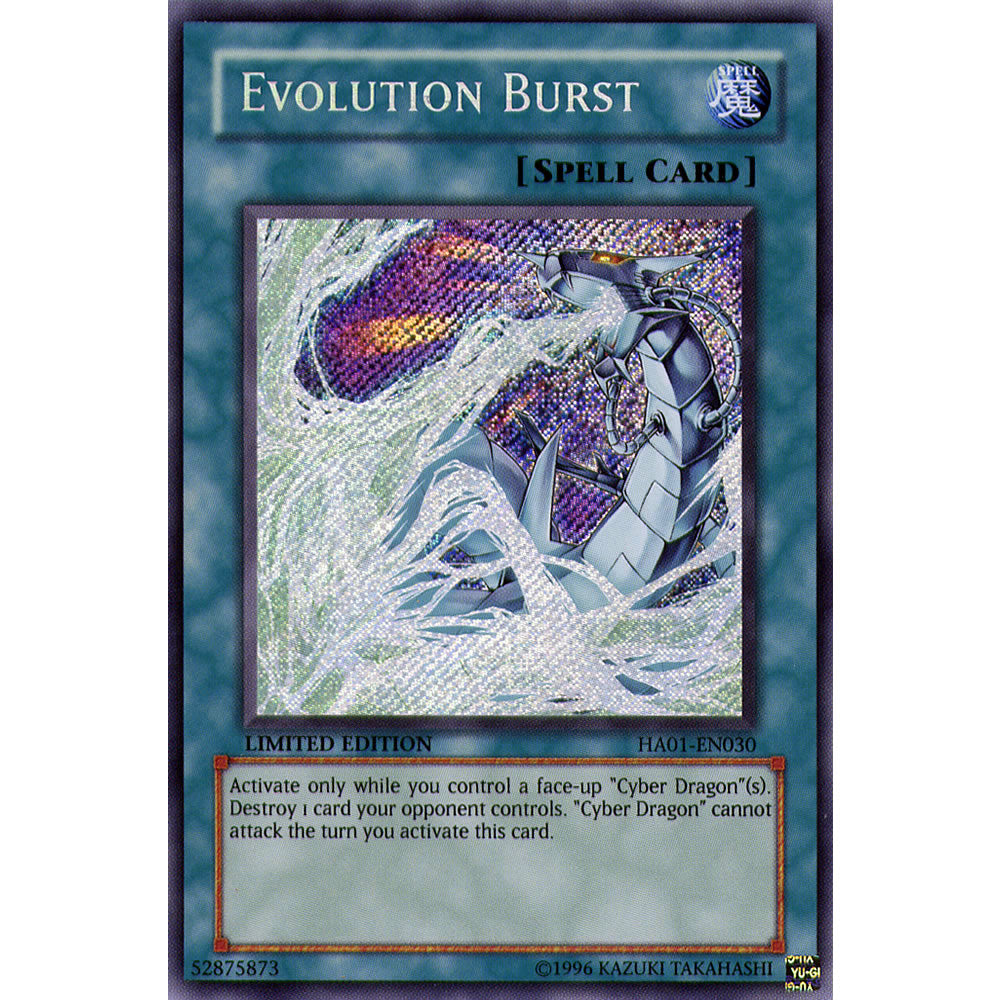 Evolution Burst HA01-EN030 Yu-Gi-Oh! Card from the Hidden Arsenal 1 Set