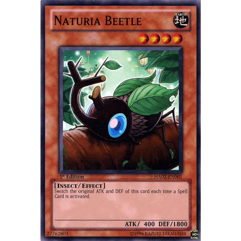 Naturia Beetle HA02-EN001 Yu-Gi-Oh! Card from the Hidden Arsenal 2 Set