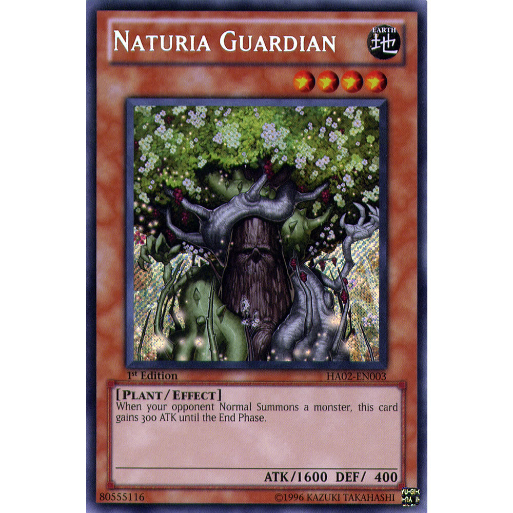 Naturia Guardian HA02-EN003 Yu-Gi-Oh! Card from the Hidden Arsenal 2 Set