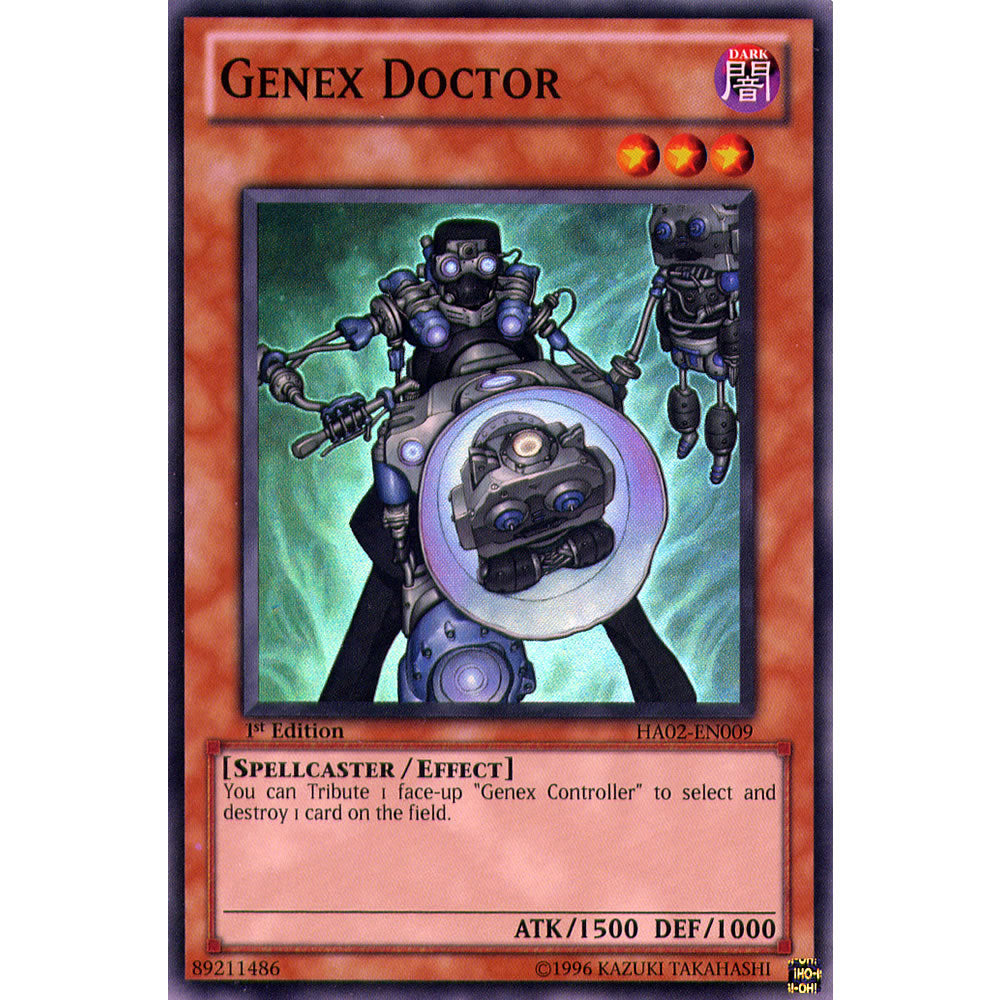 Genex Doctor HA02-EN009 Yu-Gi-Oh! Card from the Hidden Arsenal 2 Set