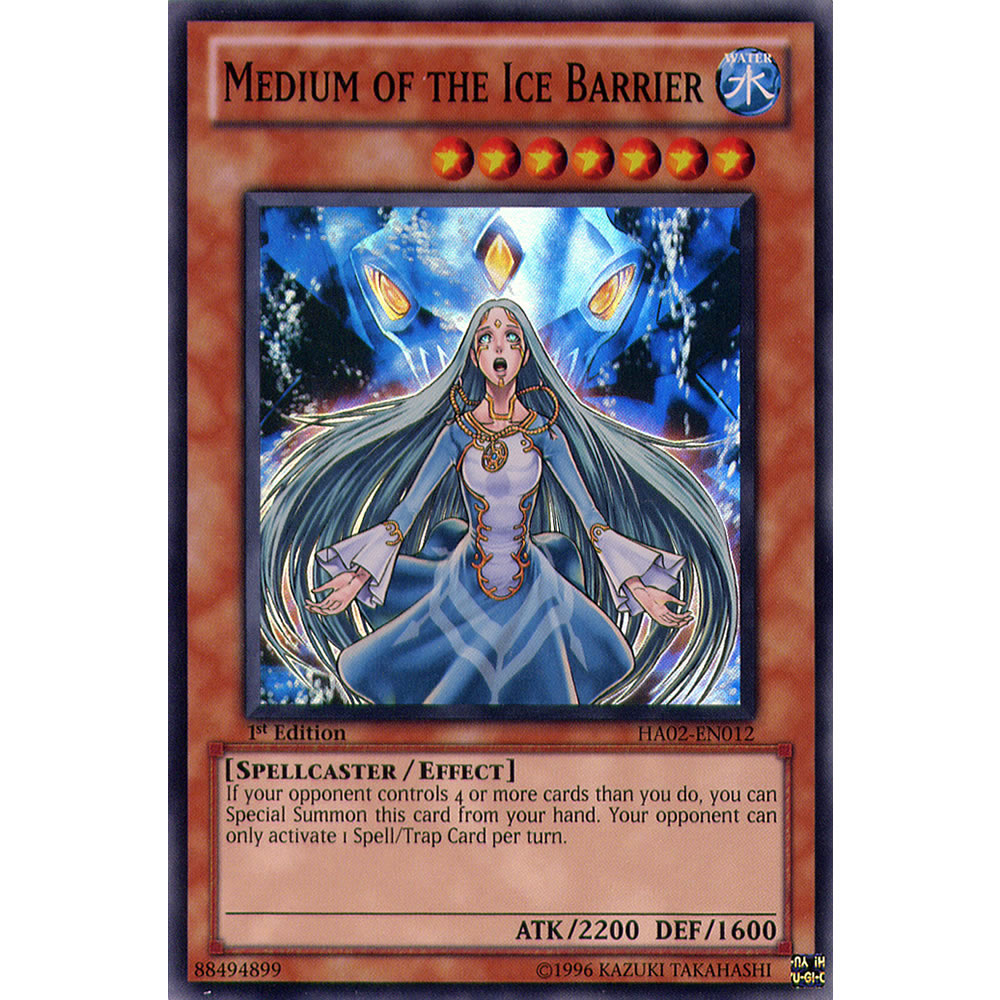 Medium of the Ice Barrier HA02-EN012 Yu-Gi-Oh! Card from the Hidden Arsenal 2 Set