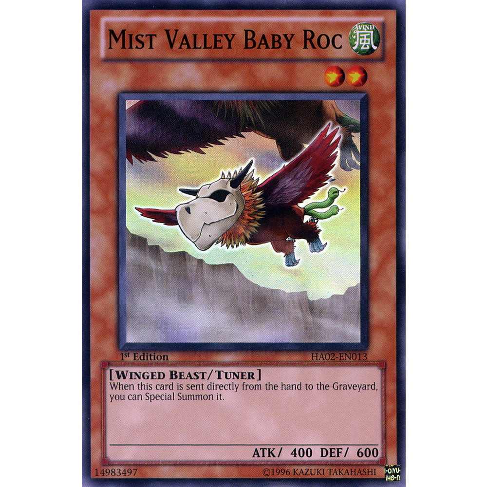 Mist Valley Baby Roc HA02-EN013 Yu-Gi-Oh! Card from the Hidden Arsenal 2 Set