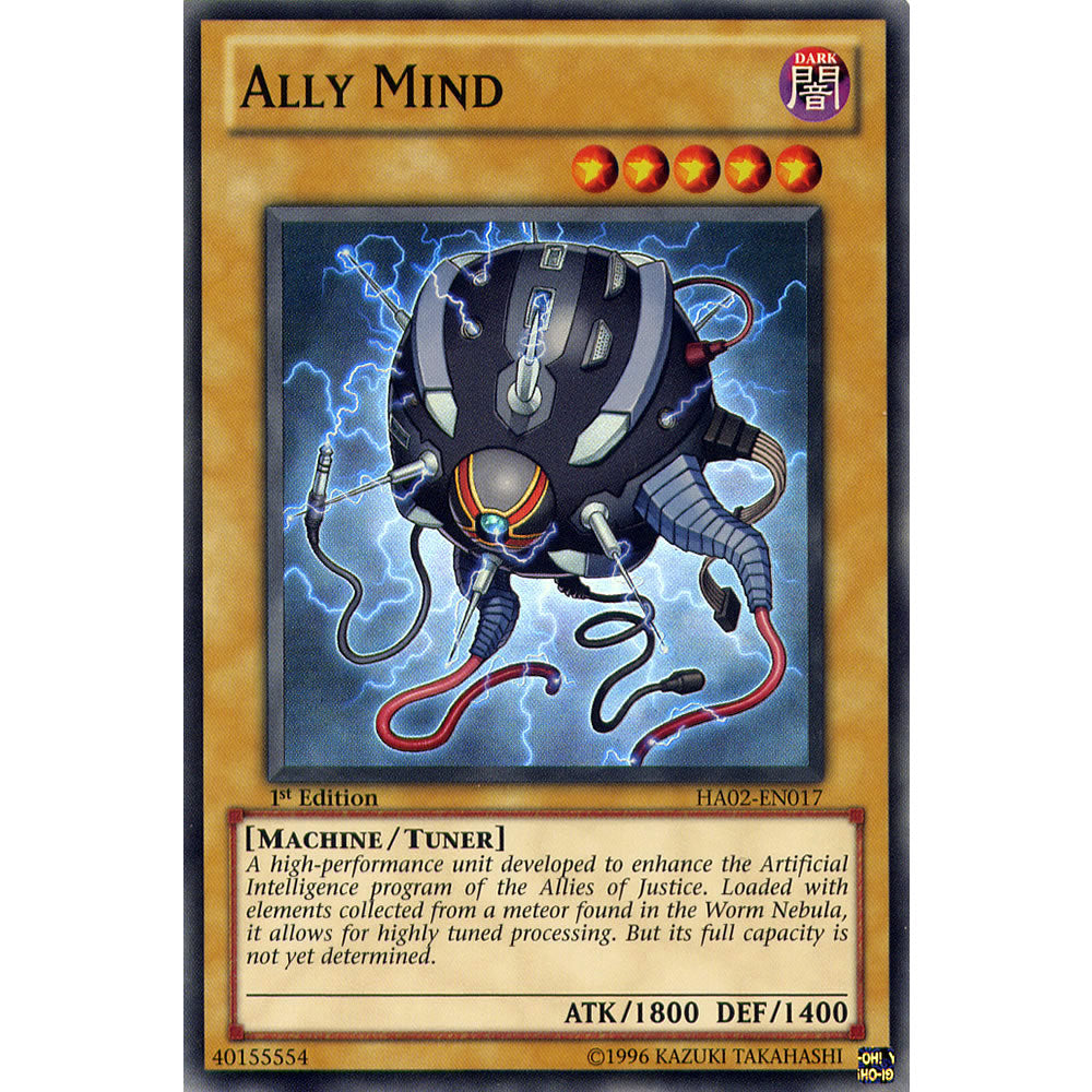 Ally Mind HA02-EN017 Yu-Gi-Oh! Card from the Hidden Arsenal 2 Set