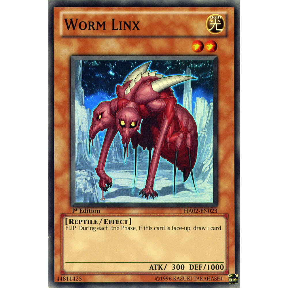 Worm Linx HA02-EN023 Yu-Gi-Oh! Card from the Hidden Arsenal 2 Set