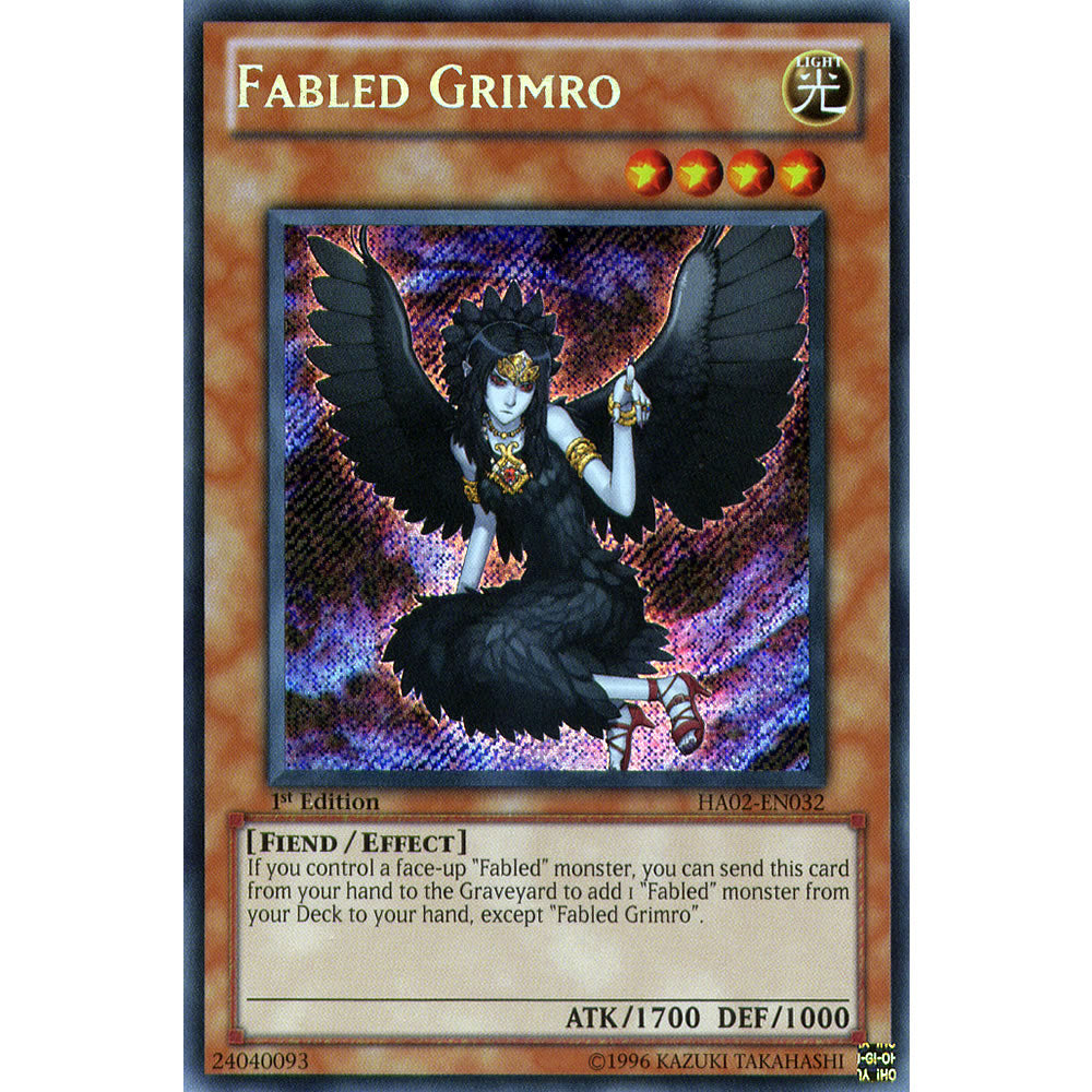 Fabled Grimro HA02-EN032 Yu-Gi-Oh! Card from the Hidden Arsenal 2 Set