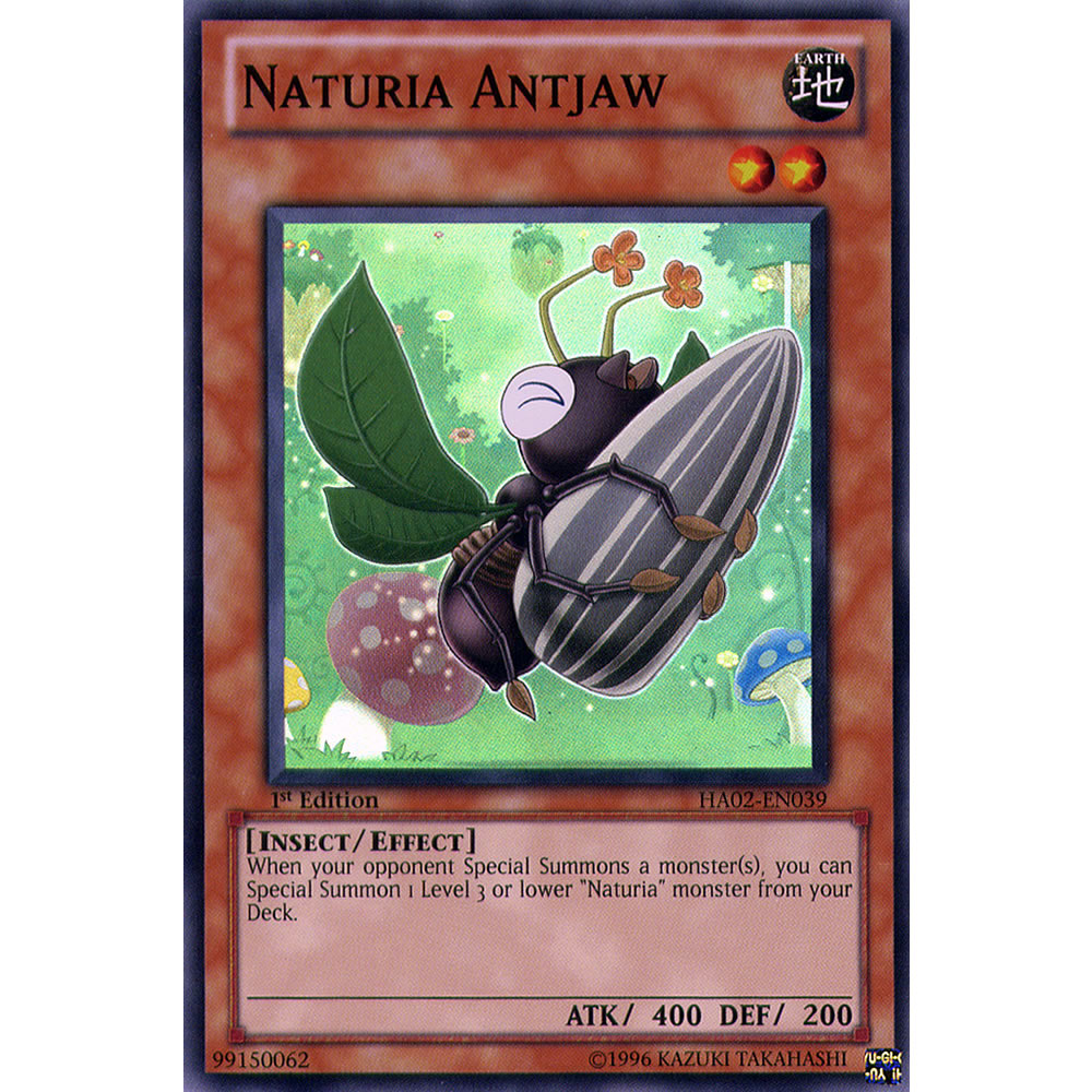 Naturia Antjaw HA02-EN039 Yu-Gi-Oh! Card from the Hidden Arsenal 2 Set