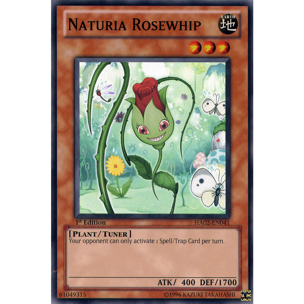 Naturia Rosewhip HA02-EN041 Yu-Gi-Oh! Card from the Hidden Arsenal 2 Set