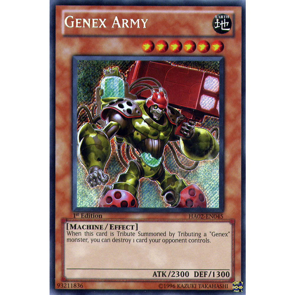 Genex Army HA02-EN045 Yu-Gi-Oh! Card from the Hidden Arsenal 2 Set