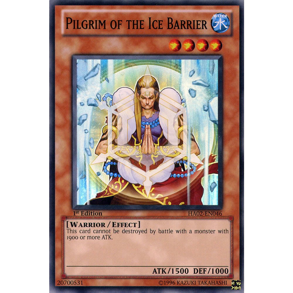 Pilgrim of the Ice Barrier HA02-EN046 Yu-Gi-Oh! Card from the Hidden Arsenal 2 Set
