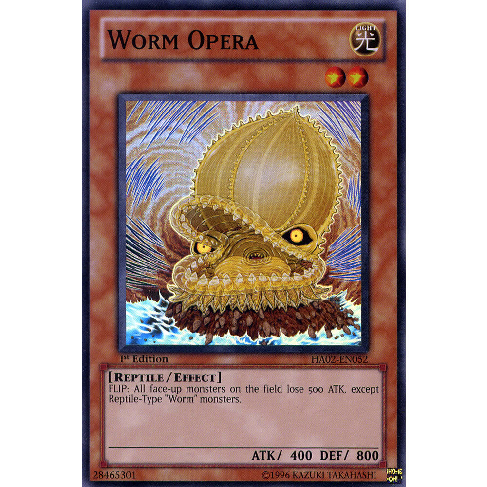 Worm Opera HA02-EN052 Yu-Gi-Oh! Card from the Hidden Arsenal 2 Set