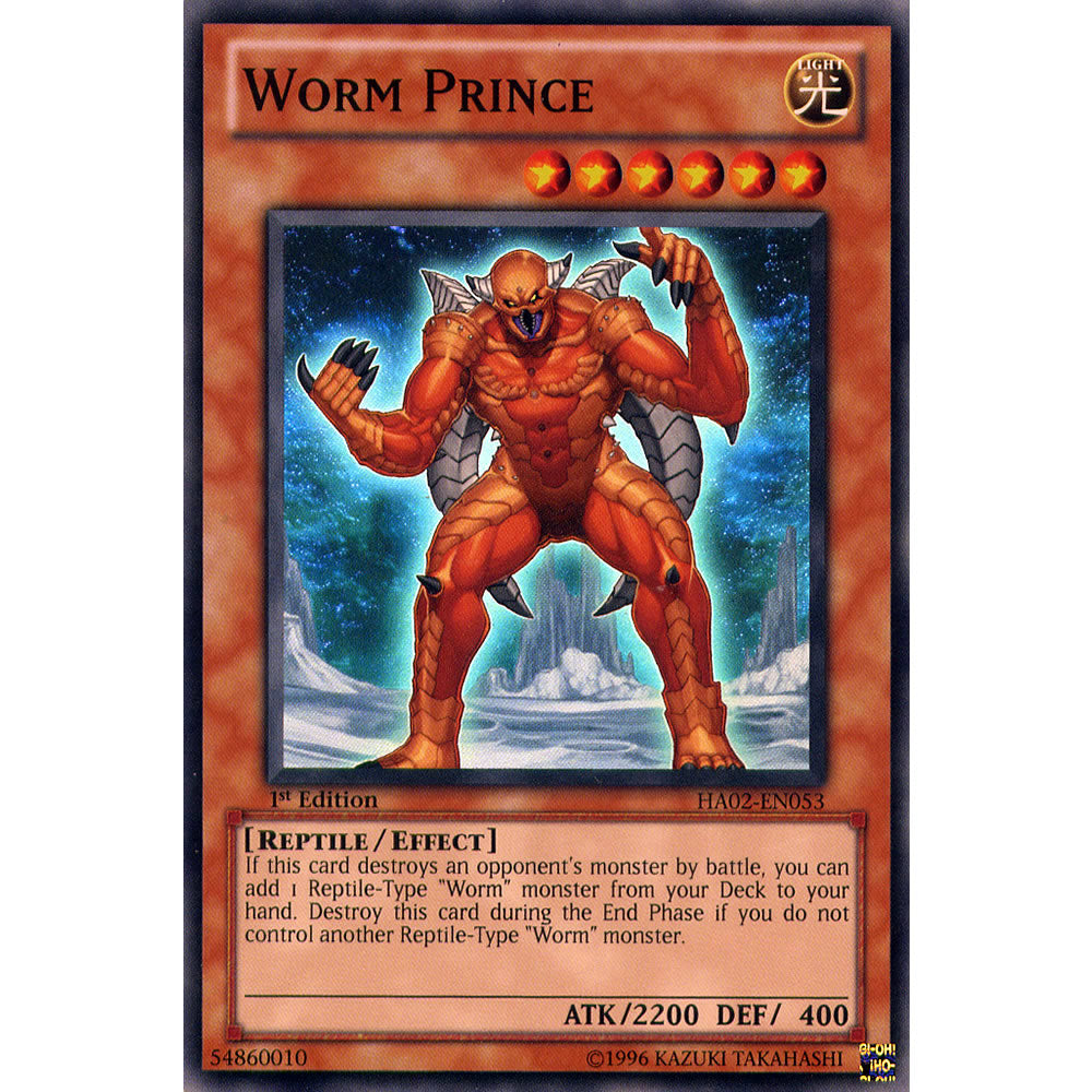 Worm Prince HA02-EN053 Yu-Gi-Oh! Card from the Hidden Arsenal 2 Set