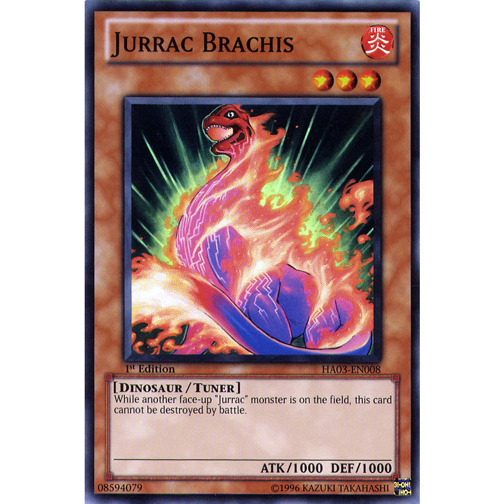 Jurrac Brachis HA03-EN008 Yu-Gi-Oh! Card from the Hidden Arsenal 3 Set
