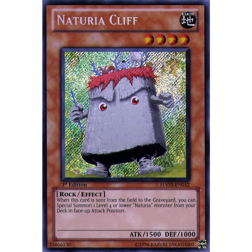 Naturia Cliff HA03-EN012 Yu-Gi-Oh! Card from the Hidden Arsenal 3 Set