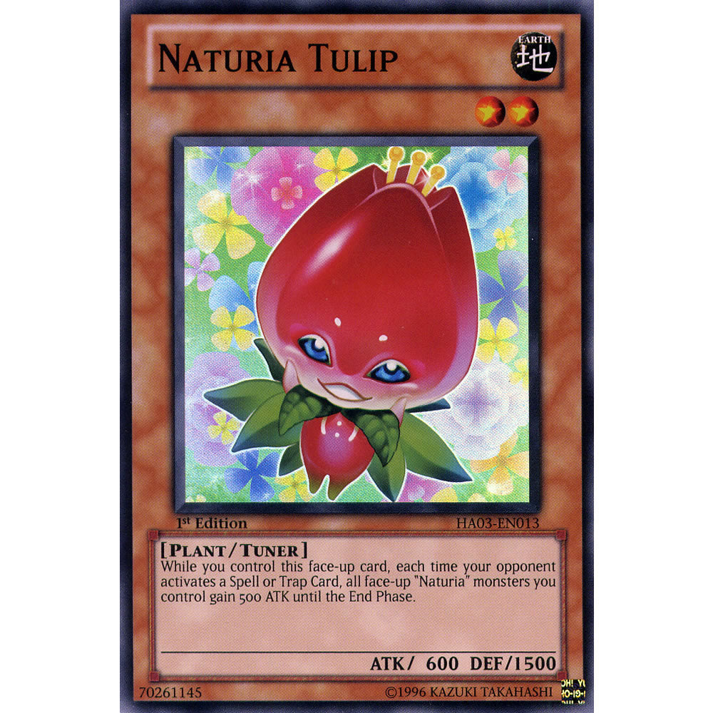 Naturia Tulip HA03-EN013 Yu-Gi-Oh! Card from the Hidden Arsenal 3 Set