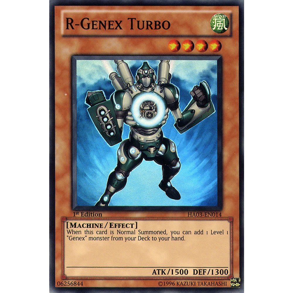 R-Genex Turbo HA03-EN014 Yu-Gi-Oh! Card from the Hidden Arsenal 3 Set