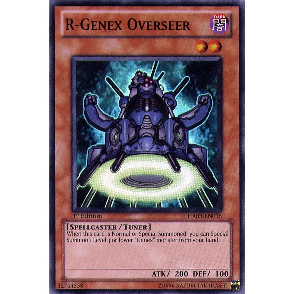 R-Genex Overseer HA03-EN015 Yu-Gi-Oh! Card from the Hidden Arsenal 3 Set