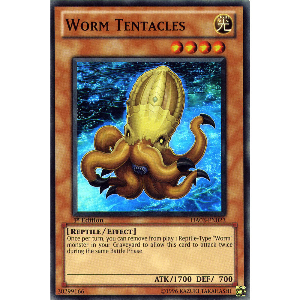 Worm Tentacles HA03-EN023 Yu-Gi-Oh! Card from the Hidden Arsenal 3 Set