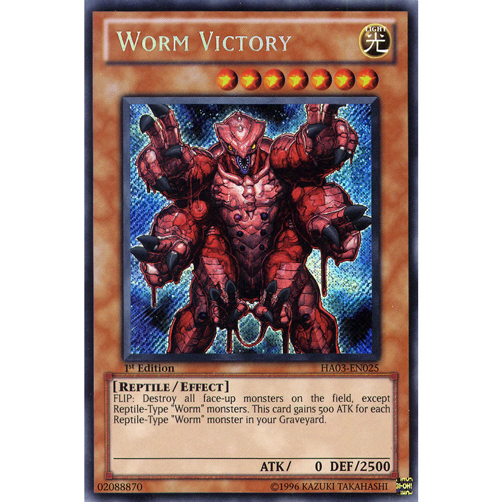 Worm Victory HA03-EN025 Yu-Gi-Oh! Card from the Hidden Arsenal 3 Set