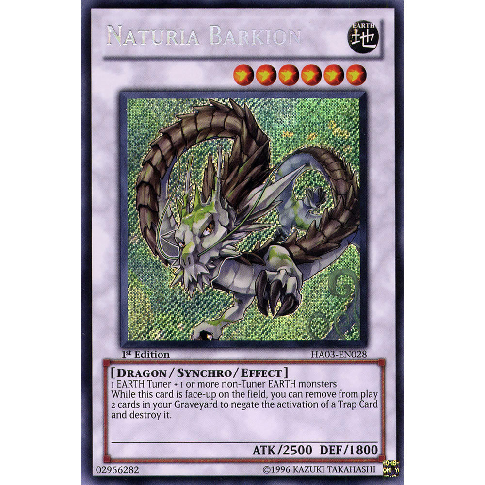 Naturia Barkion HA03-EN028 Yu-Gi-Oh! Card from the Hidden Arsenal 3 Set