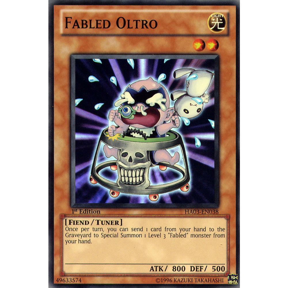 Fabled Oltro HA03-EN038 Yu-Gi-Oh! Card from the Hidden Arsenal 3 Set