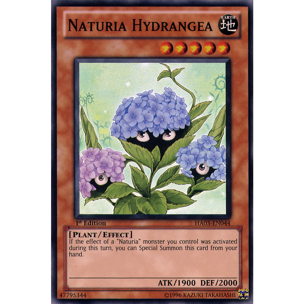 Naturia Hydrangea HA03-EN044 Yu-Gi-Oh! Card from the Hidden Arsenal 3 Set