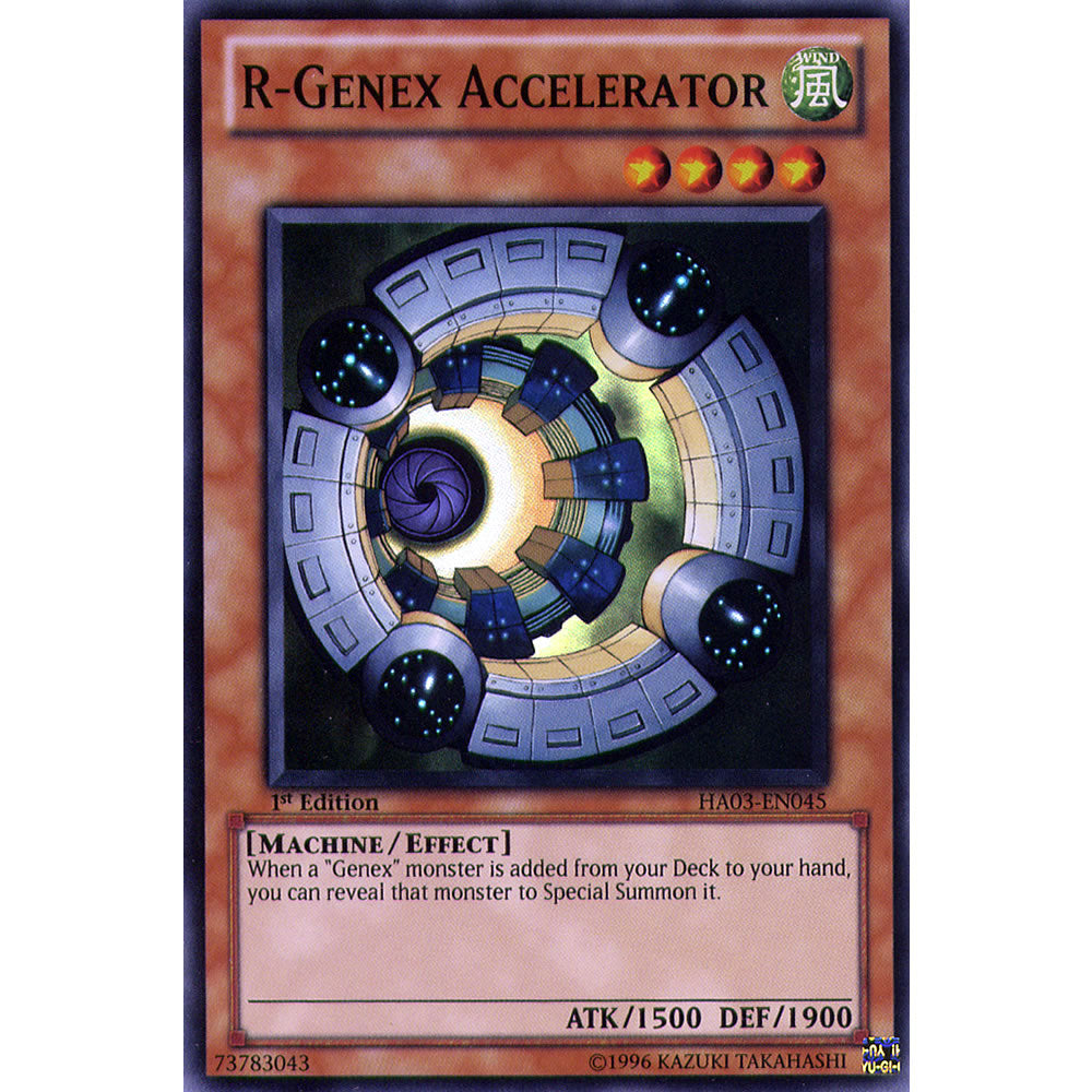 R-Genex Accelerator HA03-EN045 Yu-Gi-Oh! Card from the Hidden Arsenal 3 Set