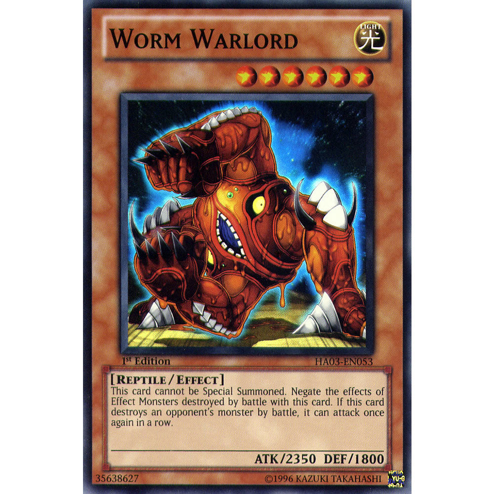 Worm Warlord HA03-EN053 Yu-Gi-Oh! Card from the Hidden Arsenal 3 Set
