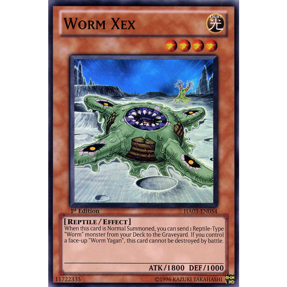 Worm Xex HA03-EN054 Yu-Gi-Oh! Card from the Hidden Arsenal 3 Set