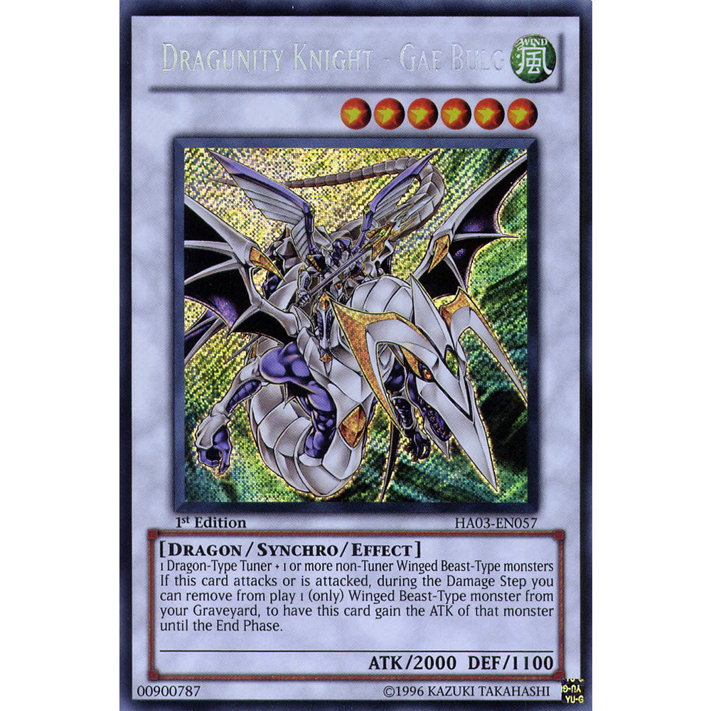 Dragunity Knight - Gae Bulg HA03-EN057 Yu-Gi-Oh! Card from the Hidden Arsenal 3 Set