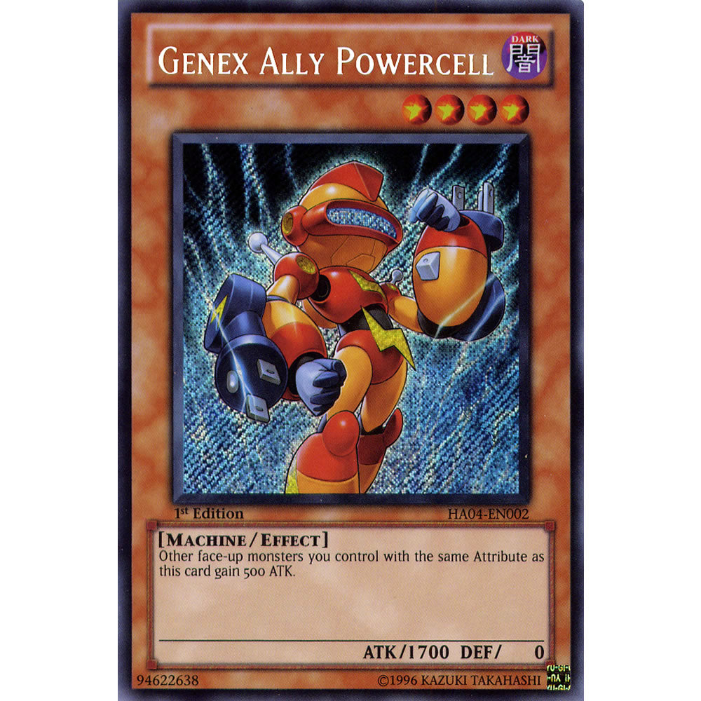 Genex Ally Powercell HA04-EN002 Yu-Gi-Oh! Card from the Hidden Arsenal 4: Trishula's Triumph Set