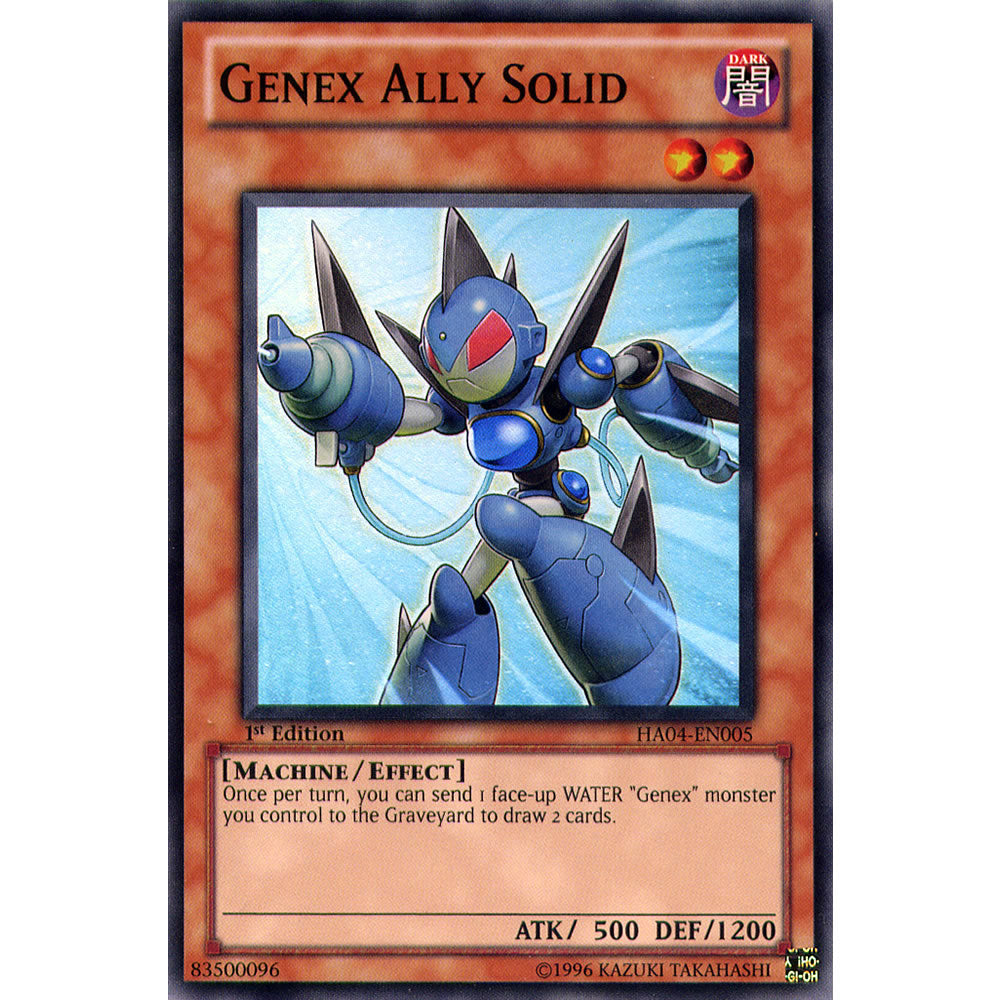 Genex Ally Solid HA04-EN005 Yu-Gi-Oh! Card from the Hidden Arsenal 4: Trishula's Triumph Set