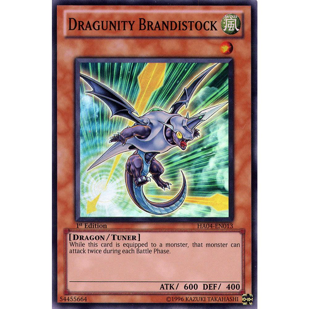 Dragunity Brandistock HA04-EN013 Yu-Gi-Oh! Card from the Hidden Arsenal 4: Trishula's Triumph Set