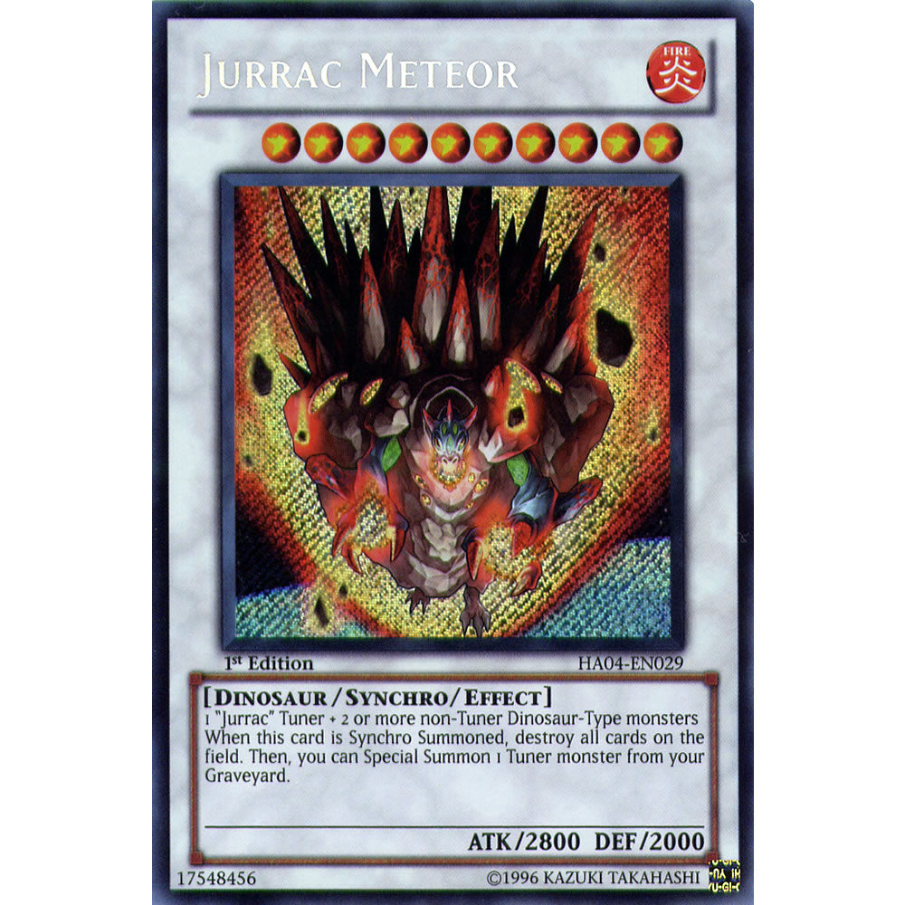 Jurrac Meteor HA04-EN029 Yu-Gi-Oh! Card from the Hidden Arsenal 4: Trishula's Triumph Set