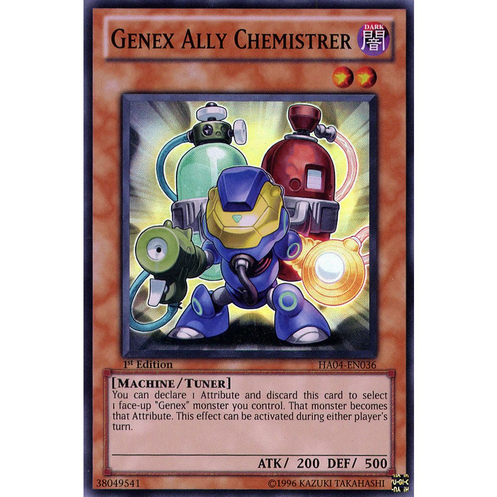 Genex Ally Chemistrer HA04-EN036 Yu-Gi-Oh! Card from the Hidden Arsenal 4: Trishula's Triumph Set