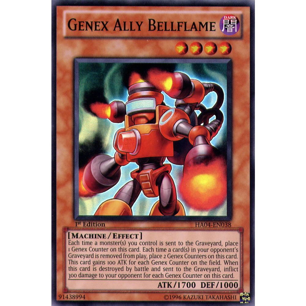 Genex Ally Bellflame HA04-EN038 Yu-Gi-Oh! Card from the Hidden Arsenal 4: Trishula's Triumph Set