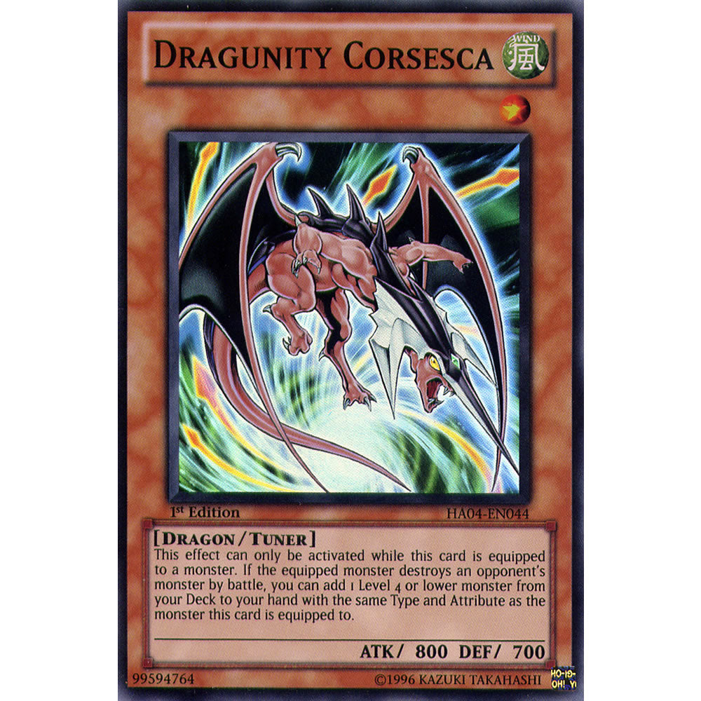 Dragunity Corsesca HA04-EN044 Yu-Gi-Oh! Card from the Hidden Arsenal 4: Trishula's Triumph Set